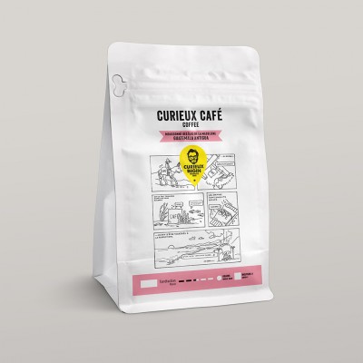  Curieux Café Guatemala Antigua - Format 1/2 lbs (227 g)